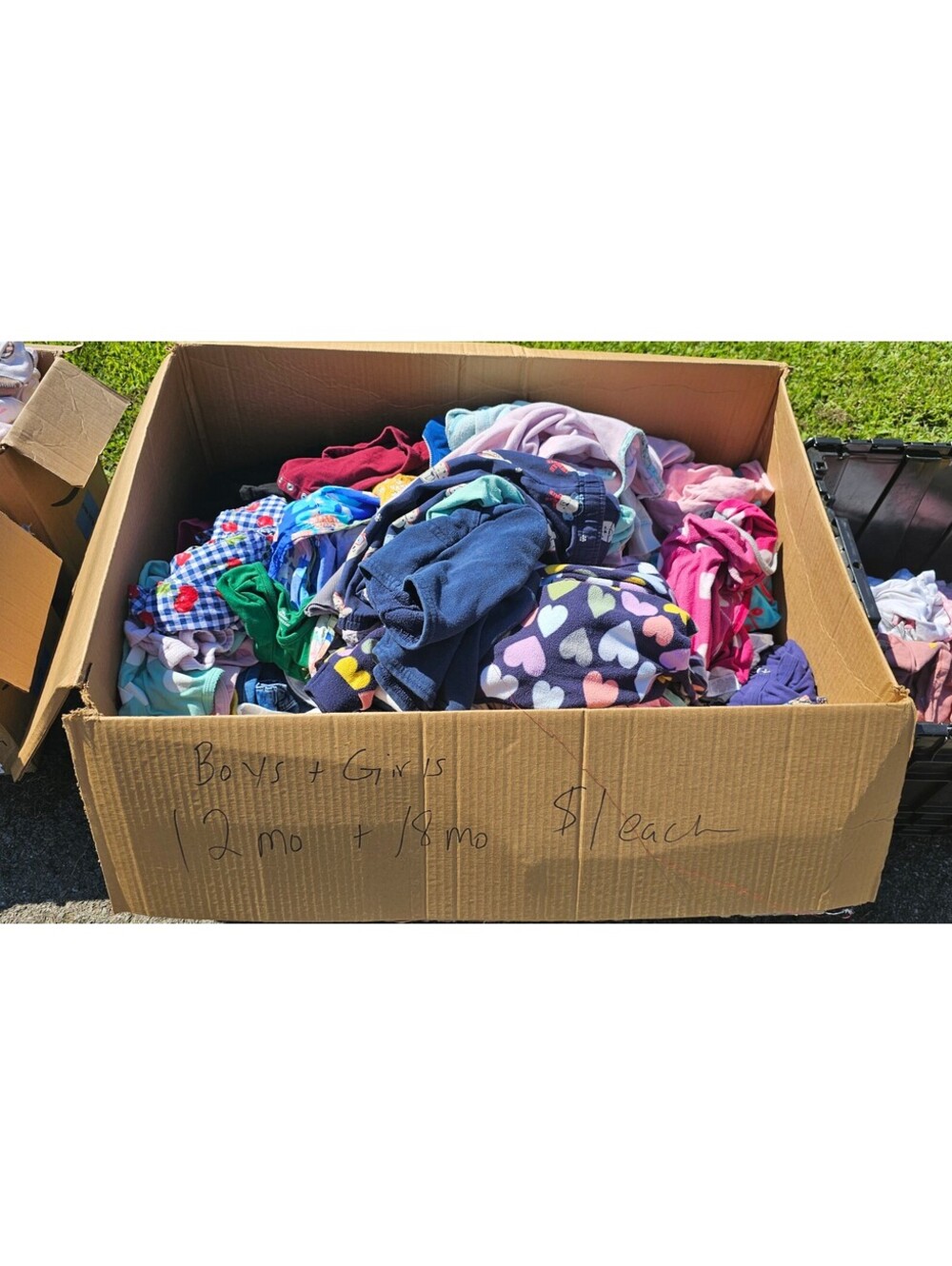 Girls 12 month and 18 month lot bundle huge bin over 50 items